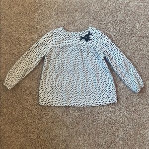 Long Sleeve Heart Blouse